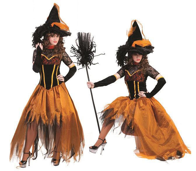 déguisement de sorcière d''automne adulte taille l