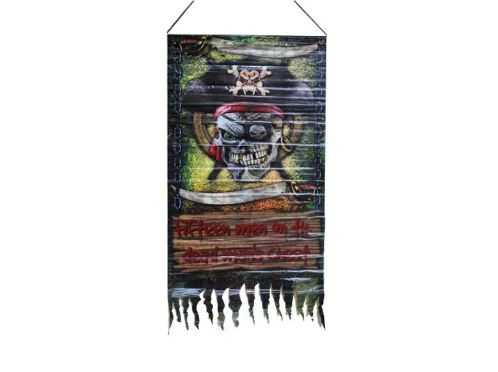 drapeau suspendu pirate 120x55cm
