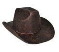 chapeau cowboy imitation cuir indiana