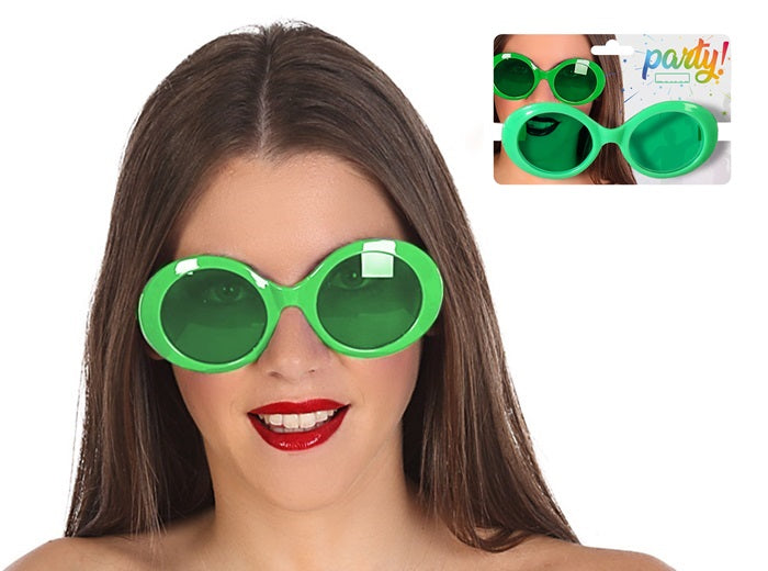 lunettes rondes rétro vintage vert adulte