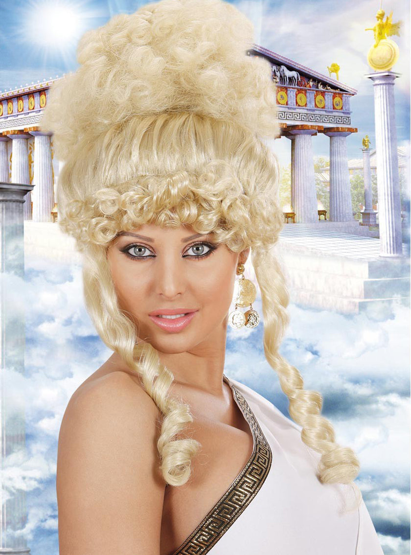 Perruque déesse grecque