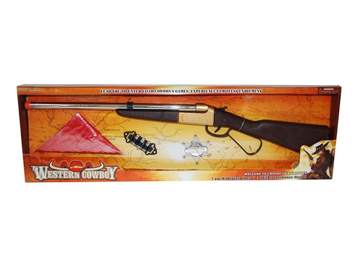 set fusil de cowboy 61cm et accessoires
