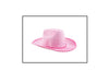 chapeau cowboy velours rose adulte