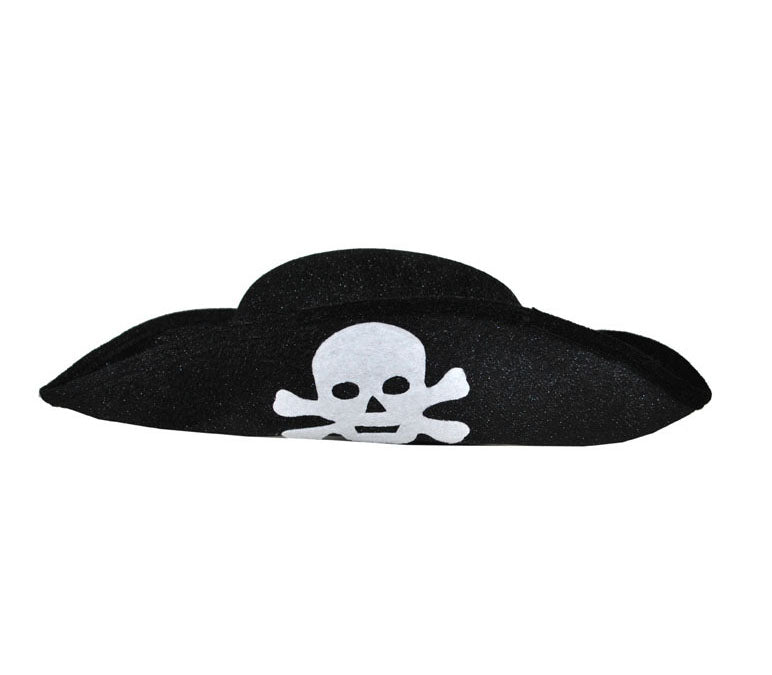 chapeau de pirate en feutrine