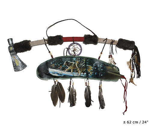 décoration tomahawk 62cm