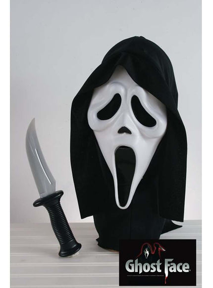 Kit masque et couteau de Scream adulte