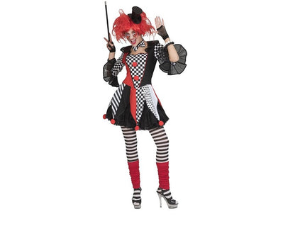 déguisement de jester harlequin femme taille l