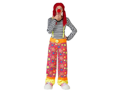 pantalon de clown sparkling star femme taille s/m