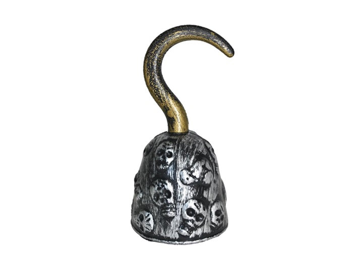 crochet de pirate or/argent avec reliefs