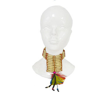 collier d''indien plumes