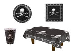 pirate noir nappe en plastique 270x136cm