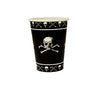 pirates noir lot de 8 gobelets en carton