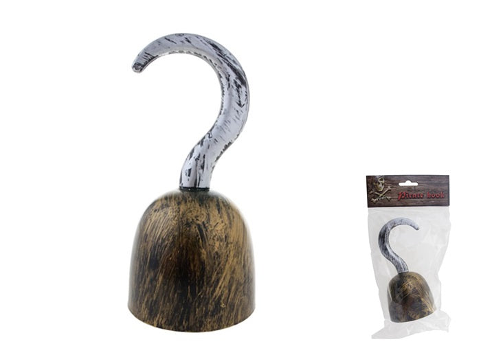 crochet de pirate or/argent patiné