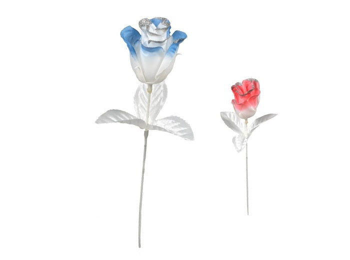 fleur artificielle rose de glace mix 26cm