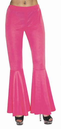 pantalon pattes d''éléphant rose femme taille xl