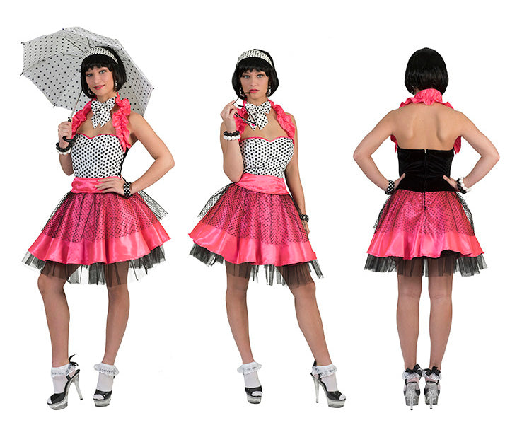 robe rock''n roll rose taille s/m