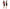 robe charleston rose et noire 2pcs taille xl