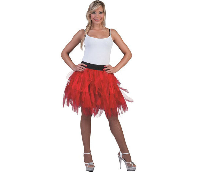jupe tutu en tulle rouge femme taille unique