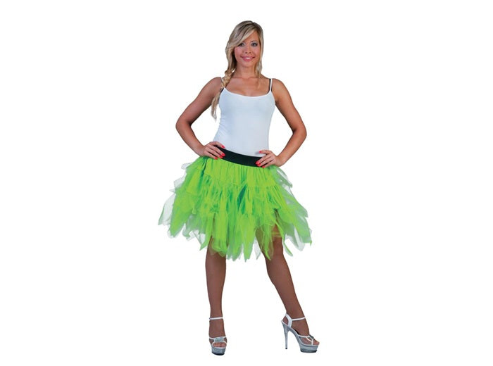 jupe tutu vert fluo femme taille unique