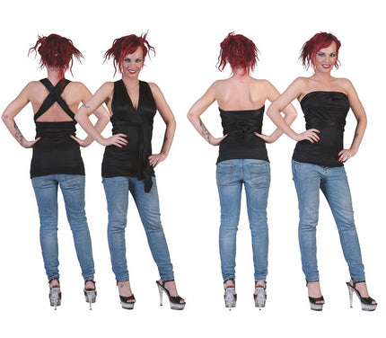 bustier noir femme taille unique