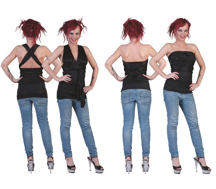 bustier noir femme taille unique