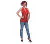 bustier à sequins rouge taille unique