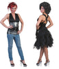 bustier à sequins noir et argent taille unique (34 à 40)
