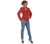 veste imitation fourrure rouge femme taille xl