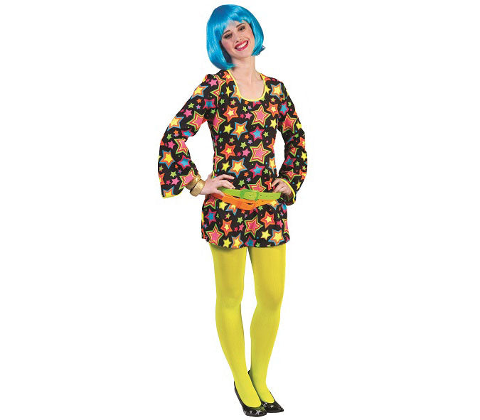 robe disco étoiles femme taille xl