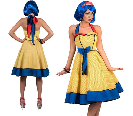 robe pop art femme taille xxl