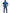 Déguisement Blue spartan classic homme