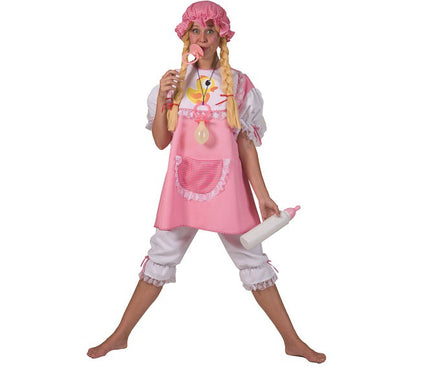 déguisement de gros bébé rose femme taille s/m