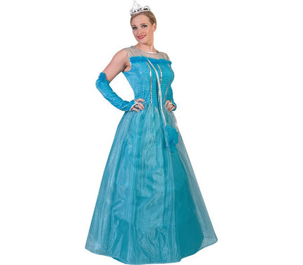 déguisement de princesse bleu femme taille xl