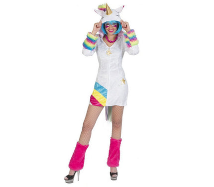 déguisement de licorne rainbow pour femme taille xl