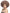Perruque marron clair afro super grande