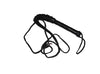 fouet en cuir noir 2.4m