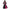 robe baroque victoria rose femme taille s/m