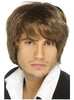 Perruque courte et marron de enfant de groupe de pop