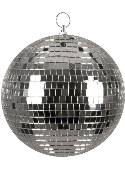 Boule disco argentée