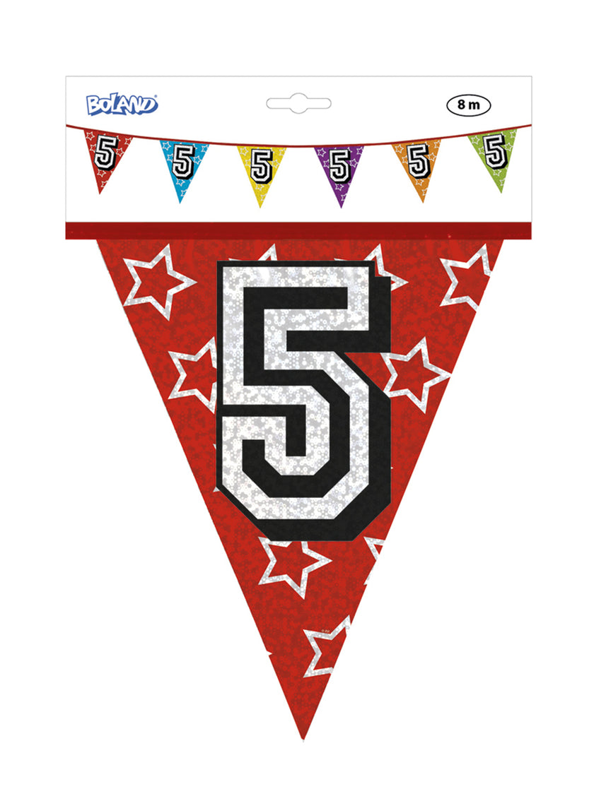 Guirlande fanions numéro 5