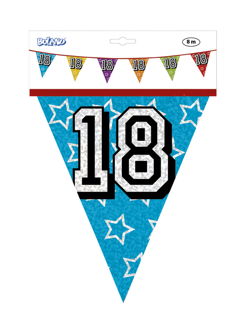 Guirlande fanions numéro 18