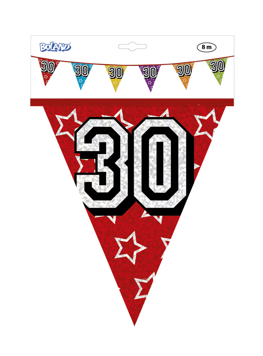 Guirlande fanions numéro 30