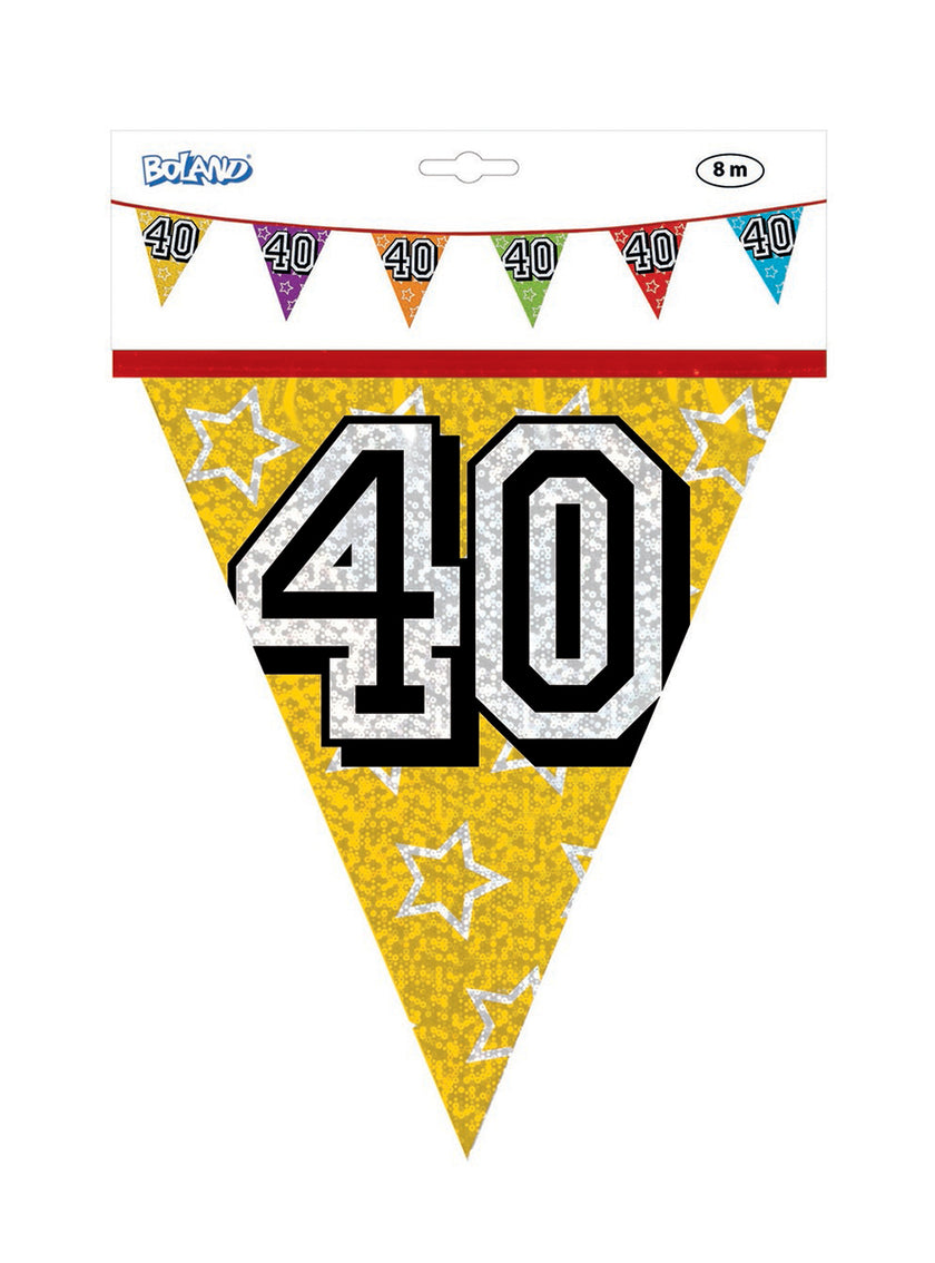 Guirlande fanions numéro 40