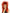 Perruque punk rousse et noire femme