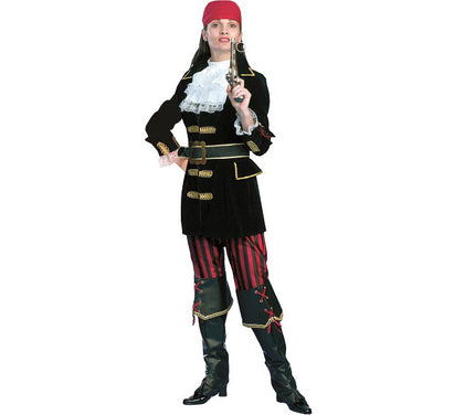 déguisement capitaine pirate femme taille s/m
