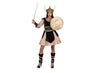 déguisement viking gaulois ragna 4pcs femme taille s/m