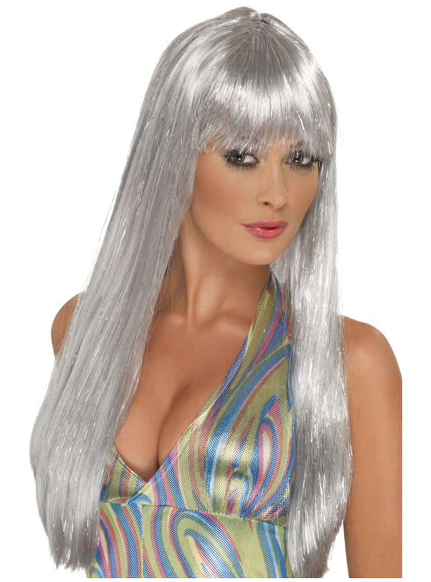 Perruque disco brillante