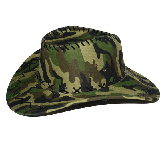 chapeau cowboy toile army