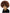 Perruque marron afro funky