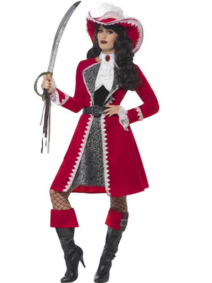 Déguisement Capitaine Pirate Scarlett femme